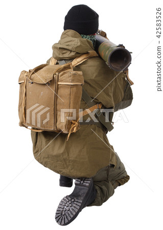 fighter with RPG rocket launcher fighter with RPG rocket launcher 42583526