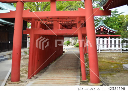 今治城堡Fukiage Inari神社Torii 42584596