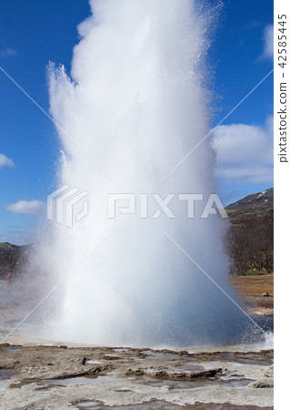 geysir eruption in Iceland geysir eruption in Iceland 42585445