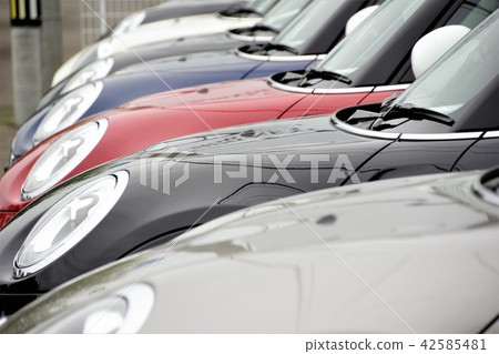 汽車進口車與經銷商排隊 42585481