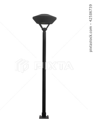 Street light pole isolated on a white background. Street light pole isolated on a white background. 42586739