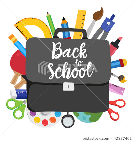 back to school vector design - Stock Illustration [42587401] - PIXTA
