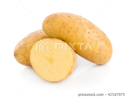 potato isolated on white background potato isolated on white background 42587975