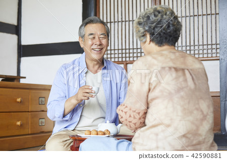 生活,老夫妻,韓國人 生活,老夫妻,韓國人 42590881