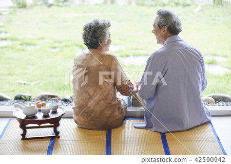 Life, old couple, Korean Life, old couple, Korean 42590942