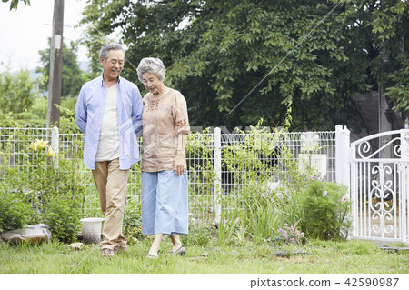 生活，老夫妻，韓國人 42590987