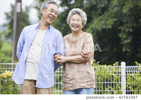 Life, old couple, Korean 42591007