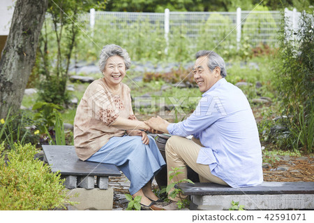 Life, old couple, Korean Life, old couple, Korean 42591071