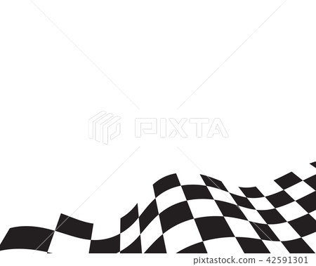 Race flag icon template illustration design 42591301