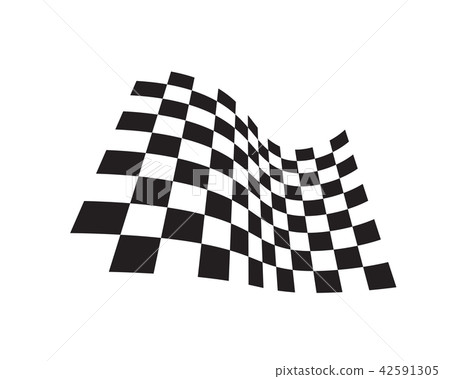 Race flag icon template illustration design Race flag icon template illustration design 42591305