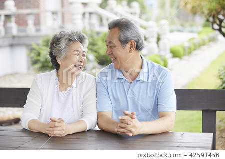 生活，老夫妻，韓國人 42591456