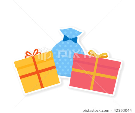 可愛的彩色插圖的三個禮物 42593044