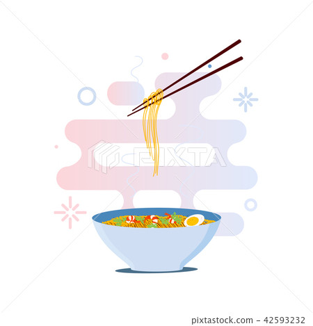 Noodles and chopsticks Noodles and chopsticks 42593232