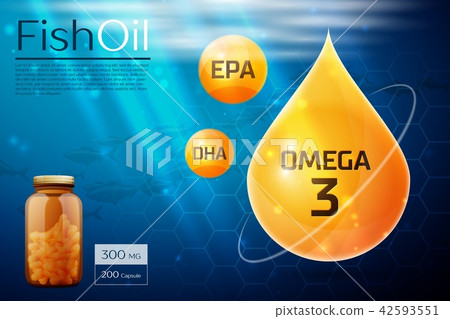 Fish oil template background Fish oil template background 42593551