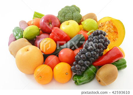 Fresh vegetables and fruits Fresh vegetables and fruits 42593610