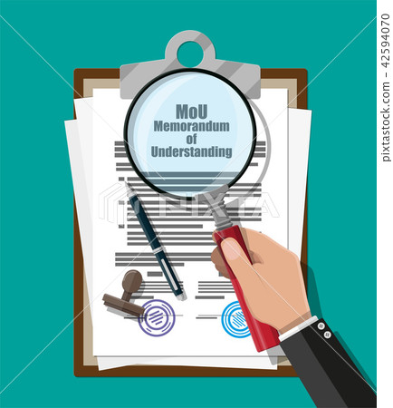 Memorandum of understanding document. Memorandum of understanding document. 42594070