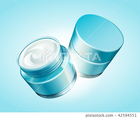 Hydrating cream jar mockup set 42594551