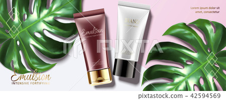 Cosmetic emulsion tube 42594569