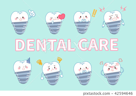 tooth with dental care concept 42594646