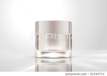Blank pink cream jar Blank pink cream jar 42594713