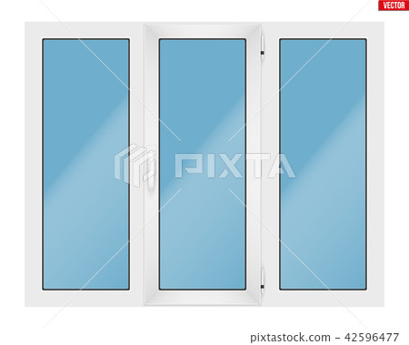 PVC window with three sash 42596477