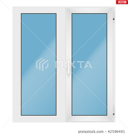 PVC window with two sash 42596491