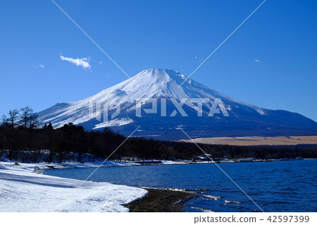 富士山·山中湖的風景 富士山·山中湖的風景 42597399