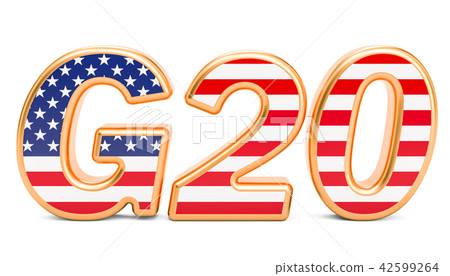 Summit G20 concept. American G20 meeting 42599264