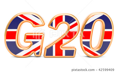 Summit G20 concept. British G20 meeting 42599409