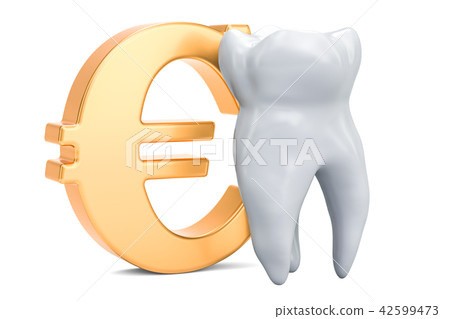 Cost of dental services concept, tooth - Stock Illustration [42599473 ...