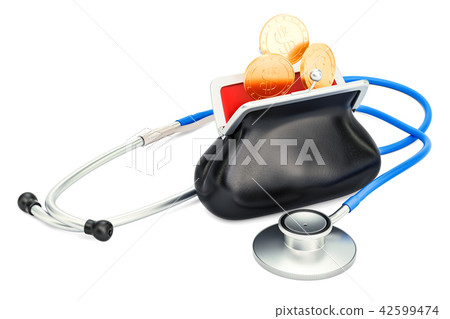 Cost of medical treatment concept, 3D rendering Cost of medical treatment concept, 3D rendering 42599474