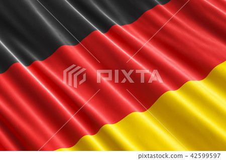 German flag background, 3D rendering German flag background, 3D rendering 42599597