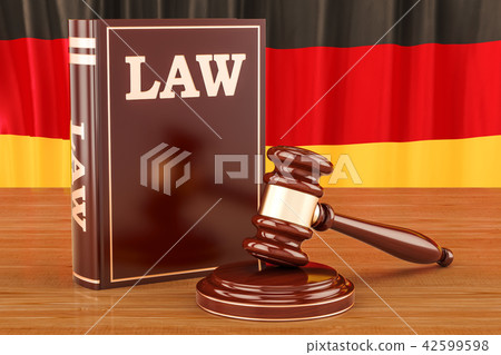 German law and justice concept, 3D rendering German law and justice concept, 3D rendering 42599598