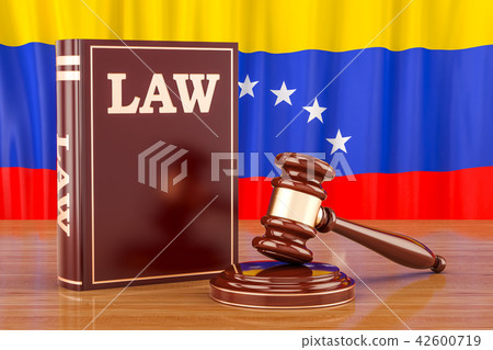 Venezuelan law and justice concept, 3D rendering - Stock Illustration ...