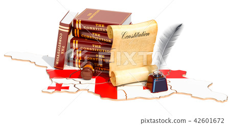 Constitution of Georgia concept, 3D rendering Constitution of Georgia concept, 3D rendering 42601672