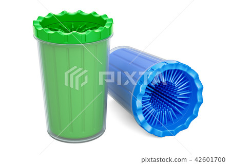 Dog paw cleaners, paw washers. 3D rendering 42601700