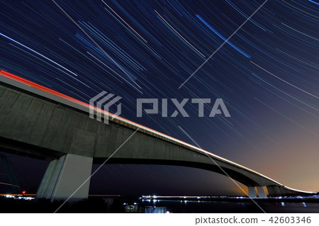 Bridge and winter sky Bridge and winter sky 42603346