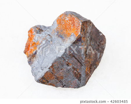 raw Hematite ore on white 42603485