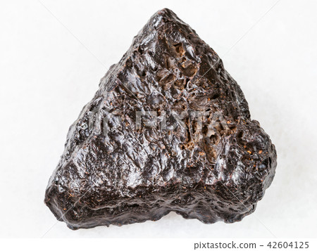 raw Hematite stone on white 42604125