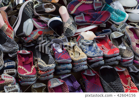 Shoe Sale concept. Shoes discount special price Shoe Sale concept. Shoes discount special price 42604156