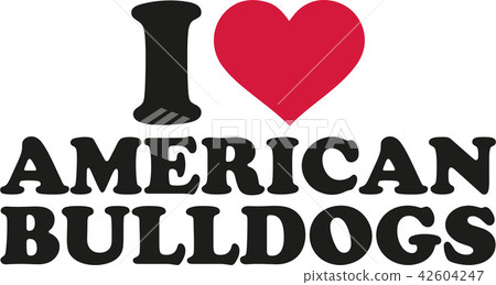 dog_american_bulldog_i_love.eps 42604247