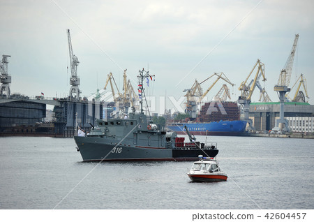 preparation for the naval parade in St. Petersburg preparation for the naval parade in St. Petersburg 42604457