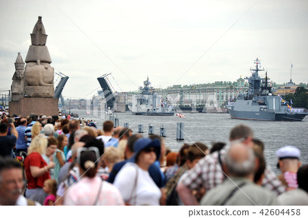 preparation for the naval parade in St. Petersburg preparation for the naval parade in St. Petersburg 42604458