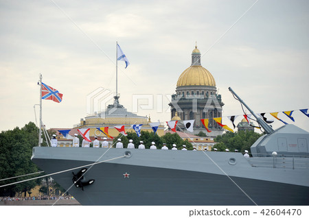 preparation for the naval parade in St. Petersburg preparation for the naval parade in St. Petersburg 42604470