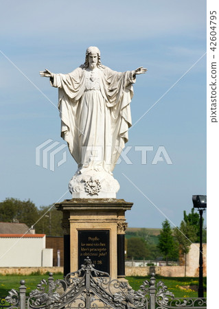 Jesus Christ with open arms statue, Velehrad 42604795