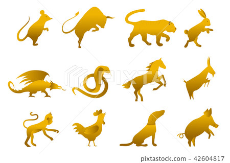 twelve golden chinese year lunar zodiac horoscope twelve golden chinese year lunar zodiac horoscope 42604817