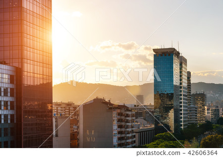 Skyscrapers in Barcelona Skyscrapers in Barcelona 42606364