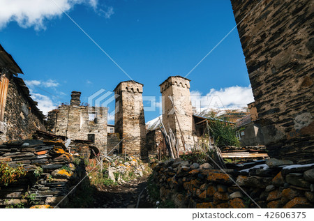 Svan Towers and machub house, Svaneti, Georgia 42606375