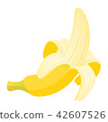 Banana isolated on white 42607526