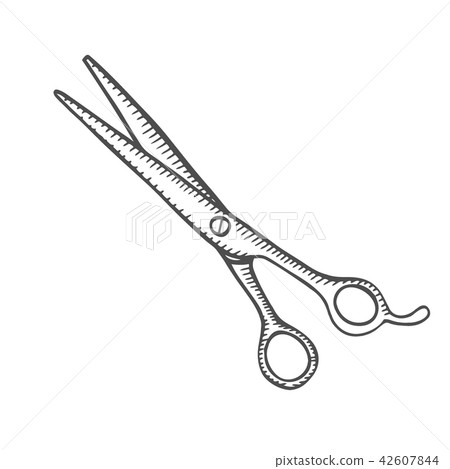 Cutting scissor Doodle 42607844